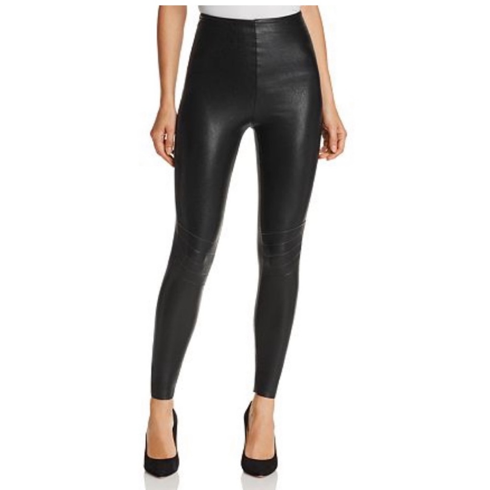 Commando Perfect Control High Rise Faux Leather Leggings sz Large - Picture 4 of 12